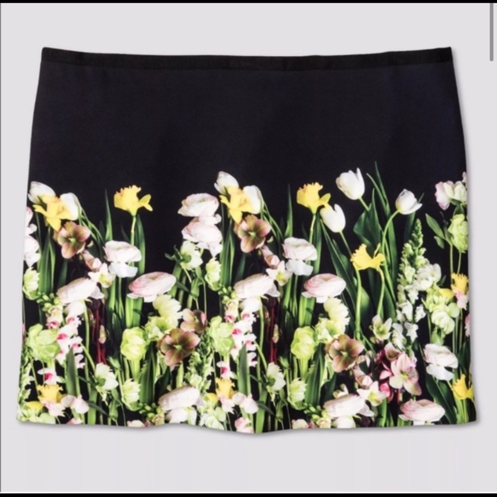 Like New Victoria Beckham for Target Photo Print Skirt. Size 1x